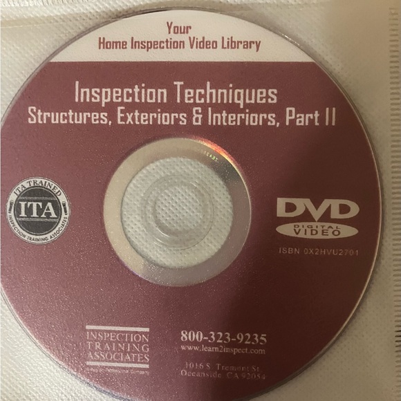 Home Inspection Video Library. Inspection Training Associates. 12 DVDS. - Picture 6 of 16